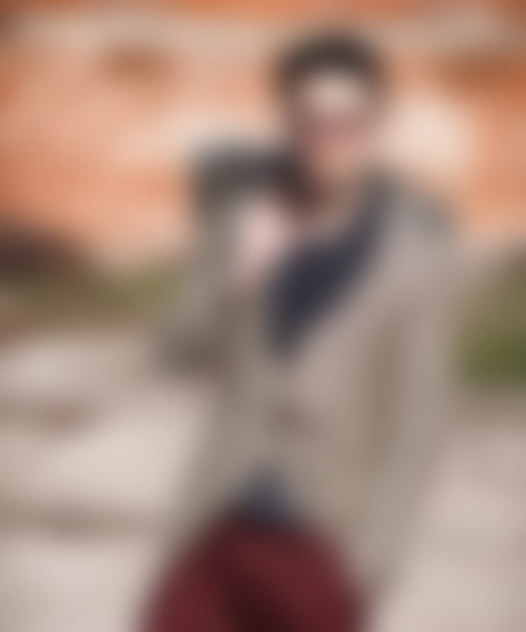 Smart jersey overcoat